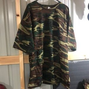 Code five Unisex camouflage t shirt 4XL plus‎ size/ big mens